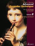 Advanced Schott & Co Ltd Advanced Recorder Technique