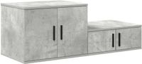 vidaXL Opbergkast, betongrijs, 103 x 41 x 40 cm, spaanplaat