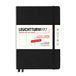 LEUCHTTURM1917 365819 weekkalender medium (A5) 2023, 18 maanden, zwart, Duits