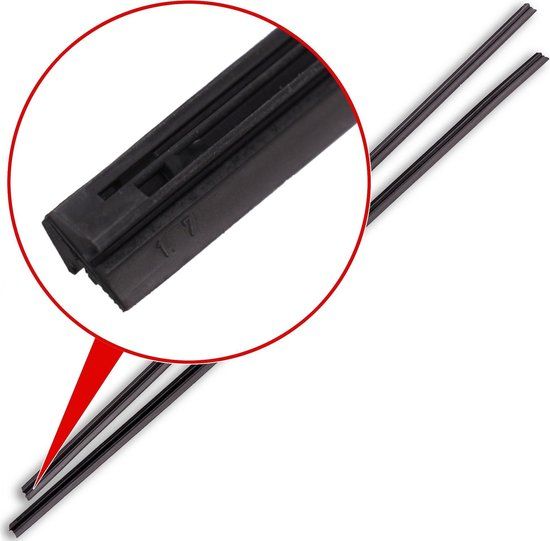 Bosch Automotive Bosch Z361 Ruitenwissers Achterruit 450 En 450 Mm Rubber - 2 stuks - Universeel