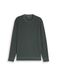 Tom Tailor - T-shirt met lange mouwen in used-look - Maat XL - Darkest Olive
