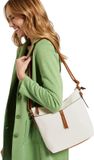 Tom Tailor TTNOVARA M schoudertas met buitenvak - ONESIZE - wit