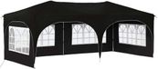 vidaXL Pop-up Feesttent 575 x 288 x 245 cm Zwart Oxford Stof