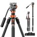 K&F Concept Camera Statief 200cm, Video Statief met Fluid Head voor Pan en Tilt, Camera Statief met Monopod, Arca Swiss Compatible voor DSLR's Belasting: 5kg