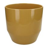 Pot de fleur, céramique, ocre jaune, Ø 23 cm