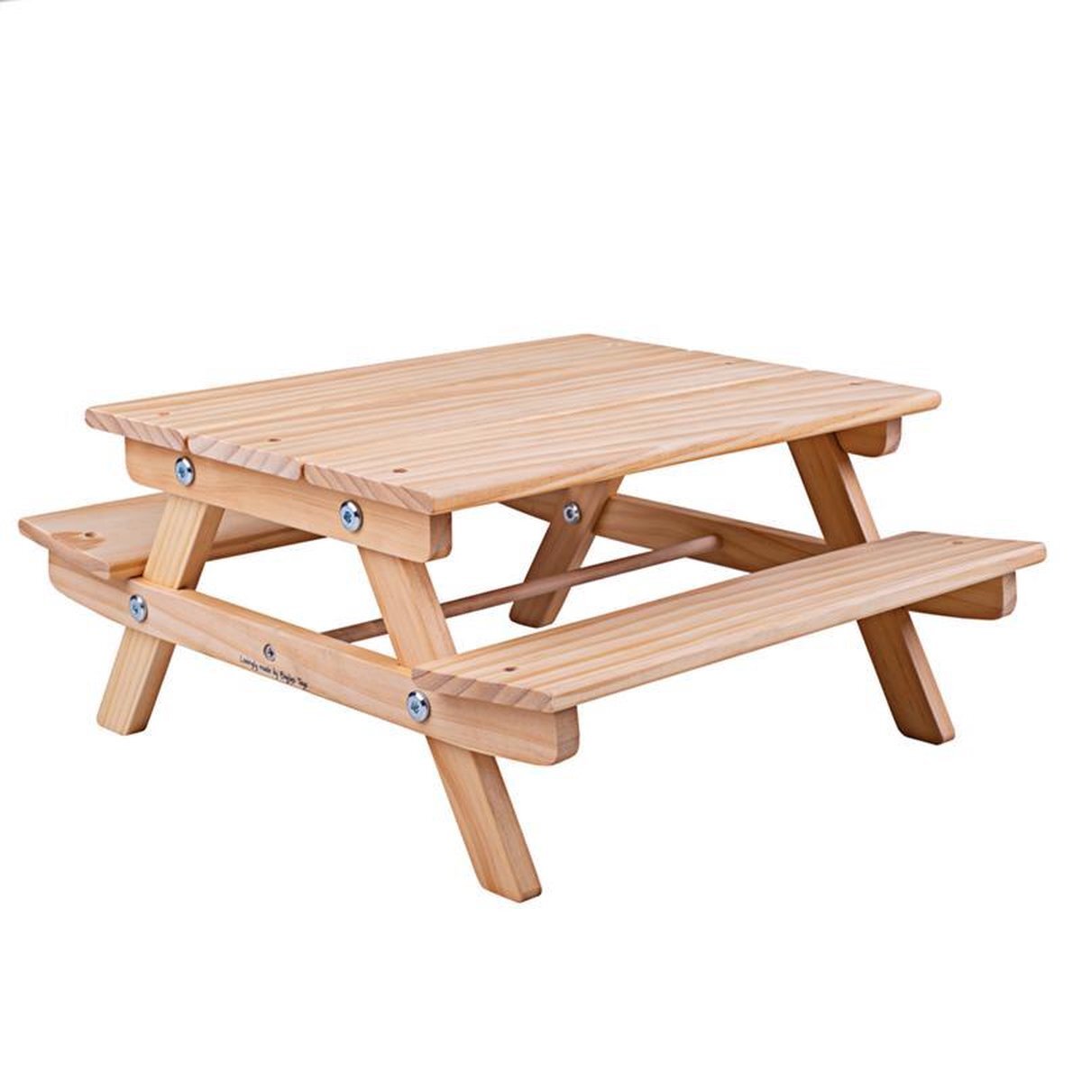 Bigjigs poppenmeubel picknicktafel hoogte 27cm