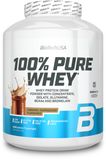 BioTechUSA 100% Pure Whey | Eiwitpoeder met BCAA en Glutamine | Glutenvrij, Palmolievrij | 21g Eiwit per portie, 2 kg, Karamel-Cappuccino
