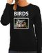 Bellatio Decorations Shoppartners Bv Dieren foto sweater Uil - zwart - dames - M