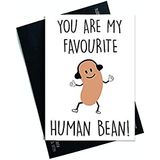 Grappige Kaarten Verjaardagskaart 40e 50e 60e 70e Favoriete Menselijke Bean Anniversary Wenskaarten Humor Lachen Banter Fun Joke Card PC477