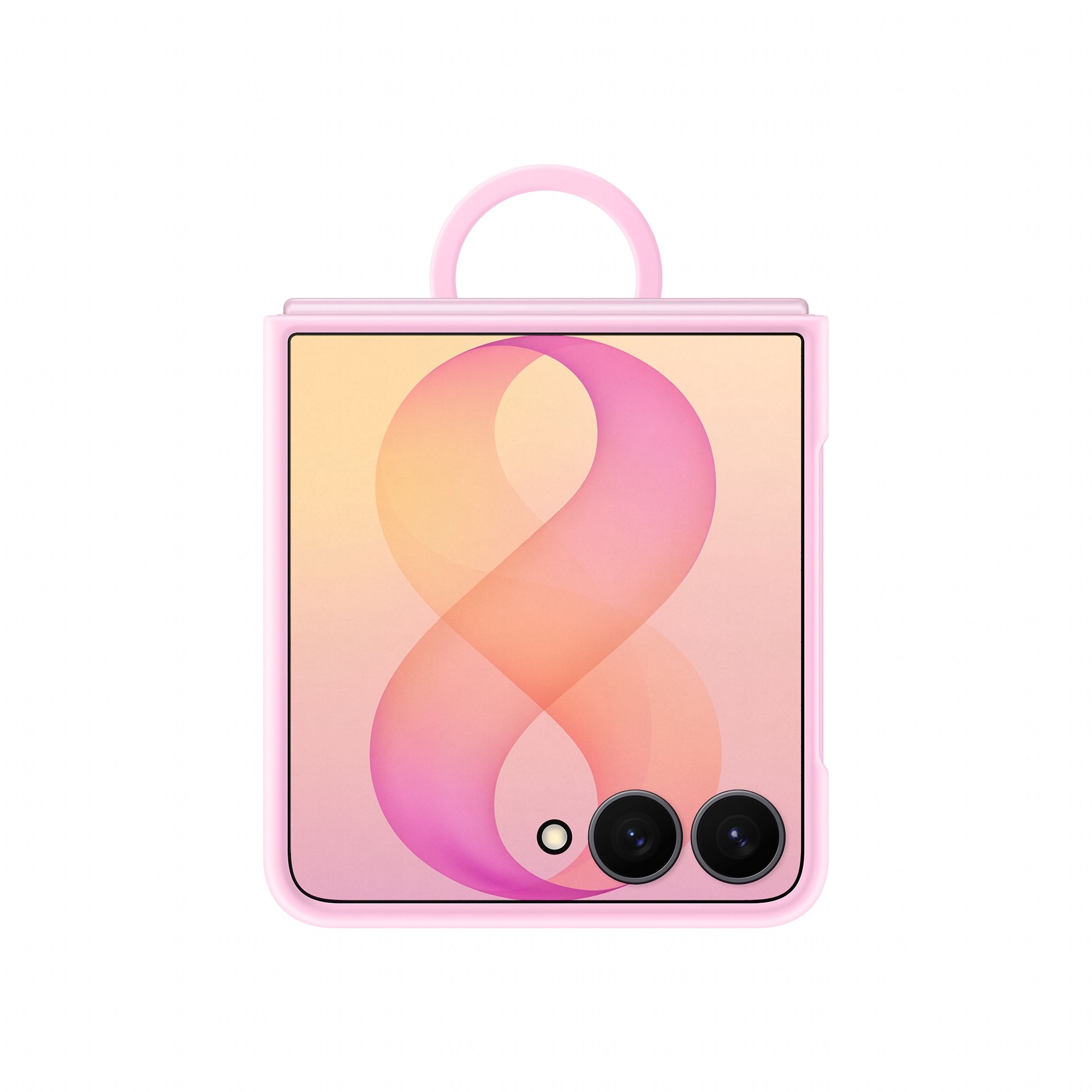 Samsung Galaxy Z Flip8 Hoesje - Silicone Ring Magnet - Roze