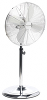 Bestron DFS45S - 45cm Stainless Steel Floor Fan with 3 Speeds