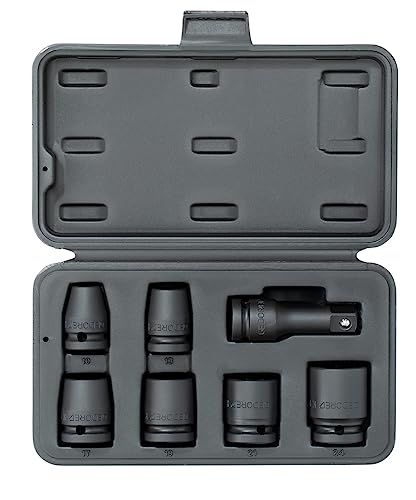 Gedore K 19-007 Moersleutelset 1/2" 7-delig zeskant 10-24 mm