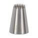 Birkmann 1010736210 Franse sterhouder, 20 mm, kunststof, grijs, 5 x 3 x 2 cm
