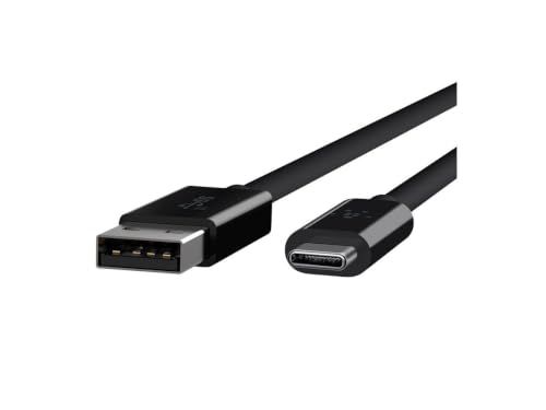Belkin USB 3.1 USB-C-naar-USB-A-kabel, 0,9 m (USB-IF-gecertificeerd, 10 Gbps, Ultra HD 4k), zwart