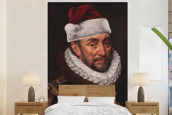 Nr1Wallpaper Behang - Fotobehang Willem van Oranje - Adriaen Thomasz - Kerst - Breedte 155 cm x hoogte 240 cm