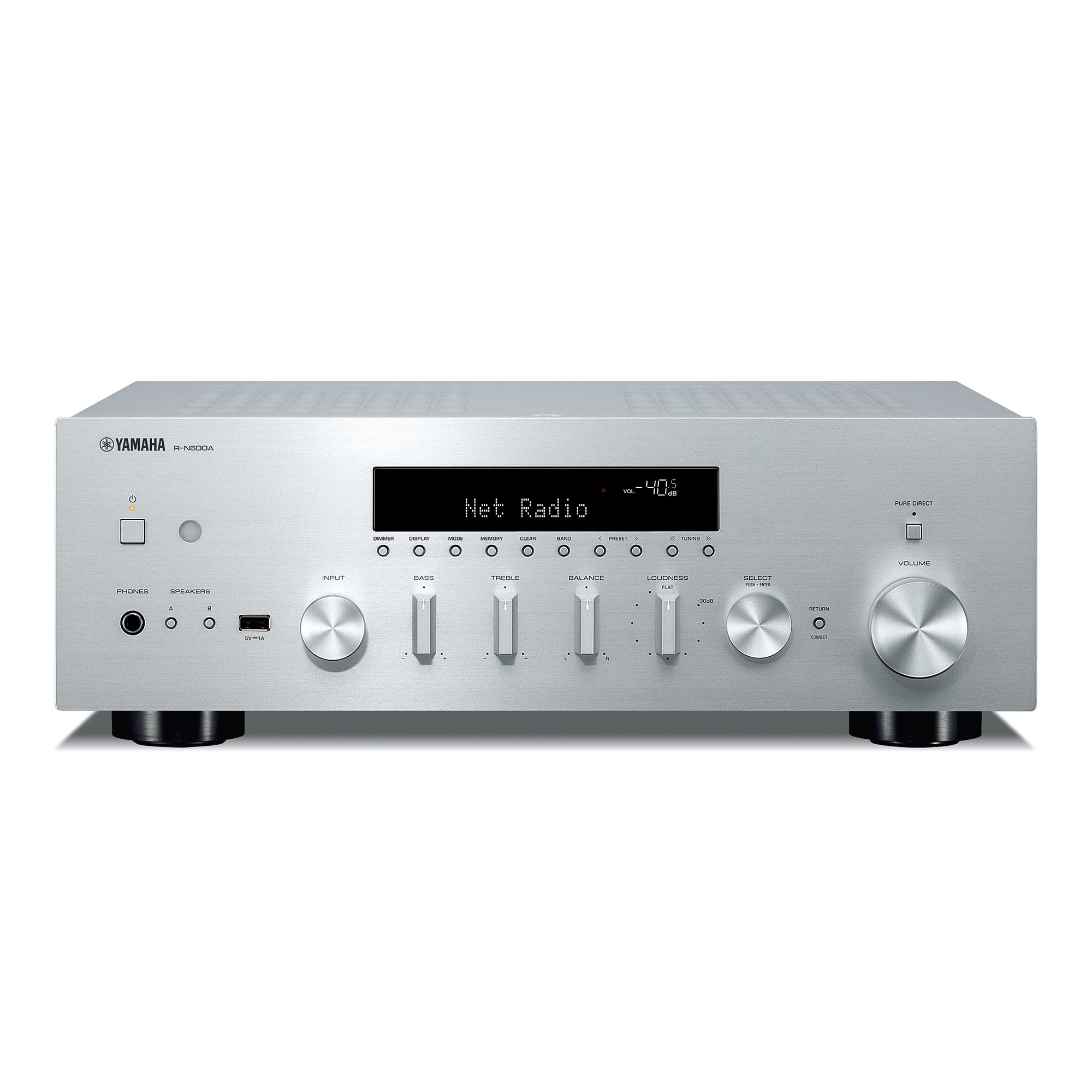 Yamaha R-N600A Network Receiver - Silver