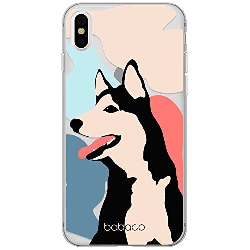 Babaco ERT GROUP mobiel telefoonhoesje voor Iphone X/XS origineel en officieel erkend Babaco patroon Dogs 001 optimaal aangepast aan de vorm van de mobiele telefoon, gedeeltelijk bedrukt