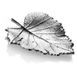Unyqoos® Set van vier decoratieve metalen onderzetters in bladmotief