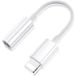 Phonillico® Câble adaptateur de prise audio pour écouteurs de musique Compatible pour iPhone 13 pro max mini 12 11 SE 2022 X XR 8 7