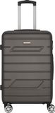 NOWI Bergamo 4 wielen Trolley 65 cm - Harde bagage - Combinatieslot - grijs