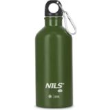 Nils Camp Thermosfles Groen 550ml - RVS, 24u Koel