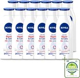 Nivea Repair & Care Body Lotion voor Zeer Droge Huid - 400 ml - 12 Stuks