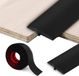 Merkloos / Sans marque BeiJingLiangPinJiaZuoKeJiWenHuaFaZhanYouXianGongSi PVC T-Overgangsprofiel - Zelfklevend - Zwart 5 cm x 3 meter