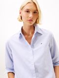 Tommy Hilfiger Dames Lange Mouwen Shirt Katoen Blauw 38
