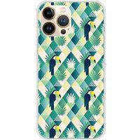 Apple iPhone 13 Pro Max Toucan diamant siliconen hoesje