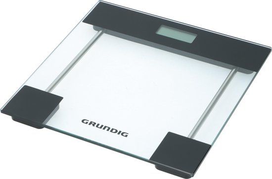 Grundig Digitale Personenweegschaal - Gehard Glas - Max. 180 kg - Incl. 2x AAA