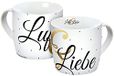 Mok lucht & liefde 300ml echt goud