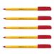 Schneider Tops 505 Balpen, met dop, F, Rood, Vat, Geel (Pack van 1)