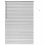 VidaXL Venetiaanse jaloezie zilver 175 x 145 cm 25 mm aluminium