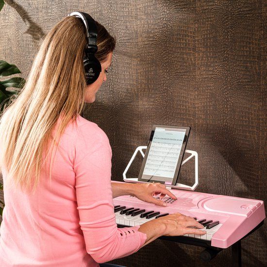 Fazley FKB-050-P Keyboard Piano - 61 Toetsen - Roze