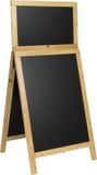 Securit® Deluxe grote rubberhout-terrasplank in beuk, 120 cm