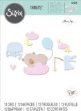 Sizzix Thinlits set de découpe - Hello baby