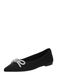 STEVE MADDEN Ballerina zwart / zilver
