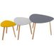 Atmosphera Lot de 3 tables basses Break Miléo