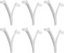 Clip de piscine - Clip en V - Clips de fixation pour piscines et spas - Capteur de feuilles - Trou bleu - Insert capteur de feuilles - Buse d'aspirateur