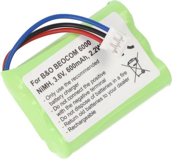 AccuCell Accu/batterij geschikt voor Bang & Olufsen BeoCom 6000 - 600 mAh