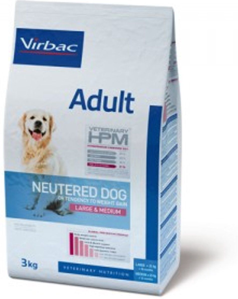 Virbac HPM - Adult Neutered Dog Large & Medium - 12 kg