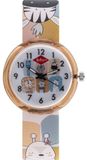 Lee Cooper LC.K.4.838 Roze siliconen band unisex horloge