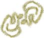 Bellatio Decorations Edco Eindhoven Bv 2x Folieslinger kerstboom decoratie kerstslinger goud 8 cm x 2 m