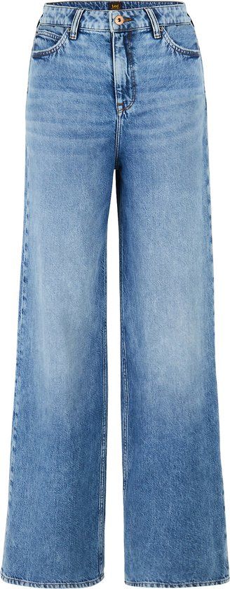 Lee STELLA A LINE TAKE THE HINT HIGH WAIST WIDE LEG JEANS - W27 X L31