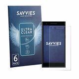 Savvies Screenprotector voor Philips S396 - Folie Beschermfolie transparant 6 Stuks