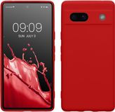 kwmobile telefoonhoesje geschikt voor Google Pixel 7a - Hoesje voor smartphone - In klassiek rood