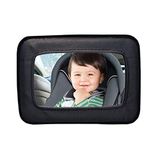 Dreambaby Brede Auto Schaduw Raam Roller Spiegel achterbank 20 x 29 cm Zwart