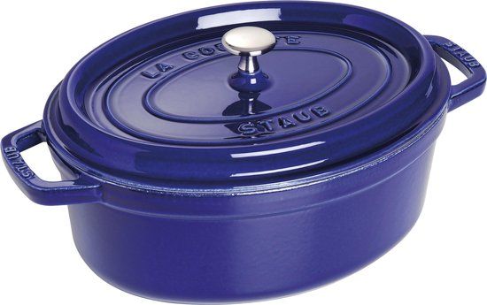 Staub Cocotte Ovaal 29 cm - Donkerblauw