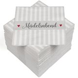 HEKU 100 servetten, 3-laags, 33 x 33 cm, meidenavond, absorberend en praktisch verpakt, brede keuze, ideaal voor speciale gelegenheden