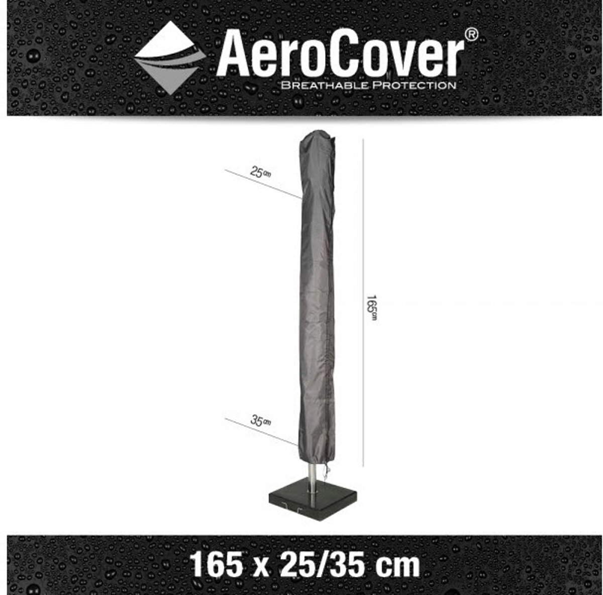 AeroCover Parasolhoes H165x25/35